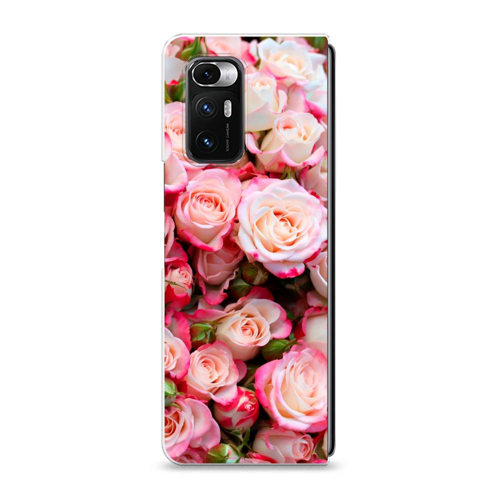 

Чехол на Xiaomi Mi Mix Fold "Много роз", Розовый, 314250-2