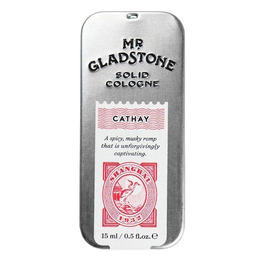 Твердый одеколон Mr. Gladstone Cathay Solid Cologne - 15 мл твердый одеколон mr gladstone cathay solid cologne 15 мл