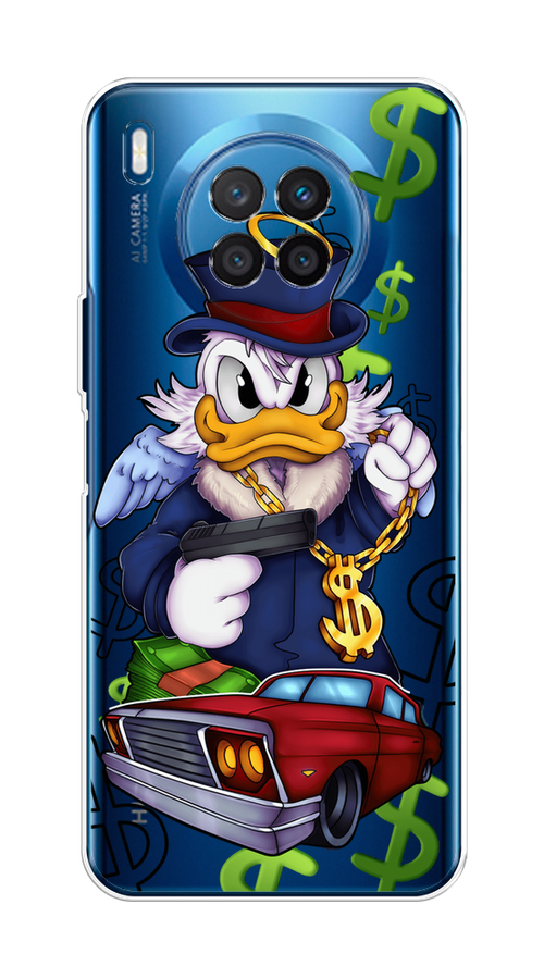 

Чехол на Huawei Nova 8i "Scrooge McDuck with a Gold Chain", Красный;синий;белый, 6106350-6