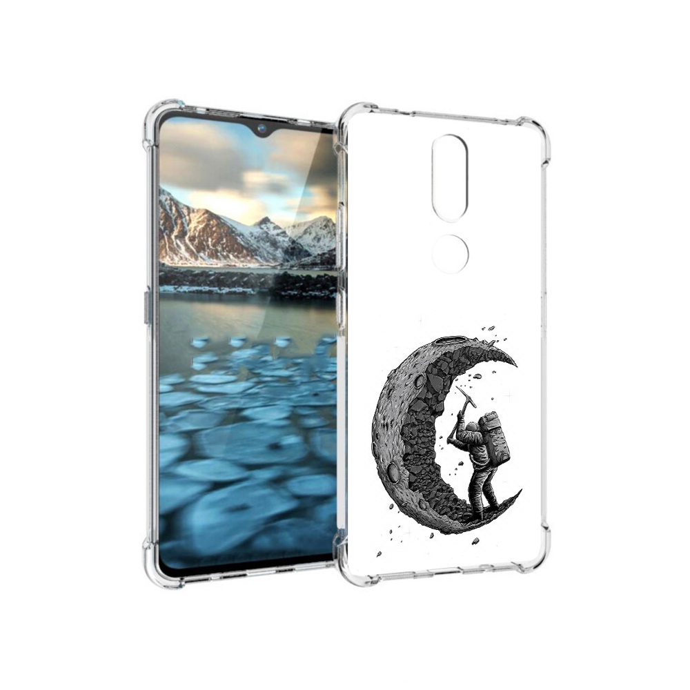 

Чехол MyPads Tocco для Nokia 2.4 камненная луна (PT227049.107.384), Прозрачный, Tocco