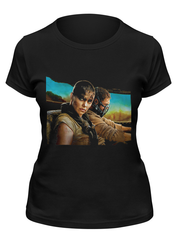 

Футболка женская Printio Mad max / безумный макс черная S, Черный, Mad max / безумный макс