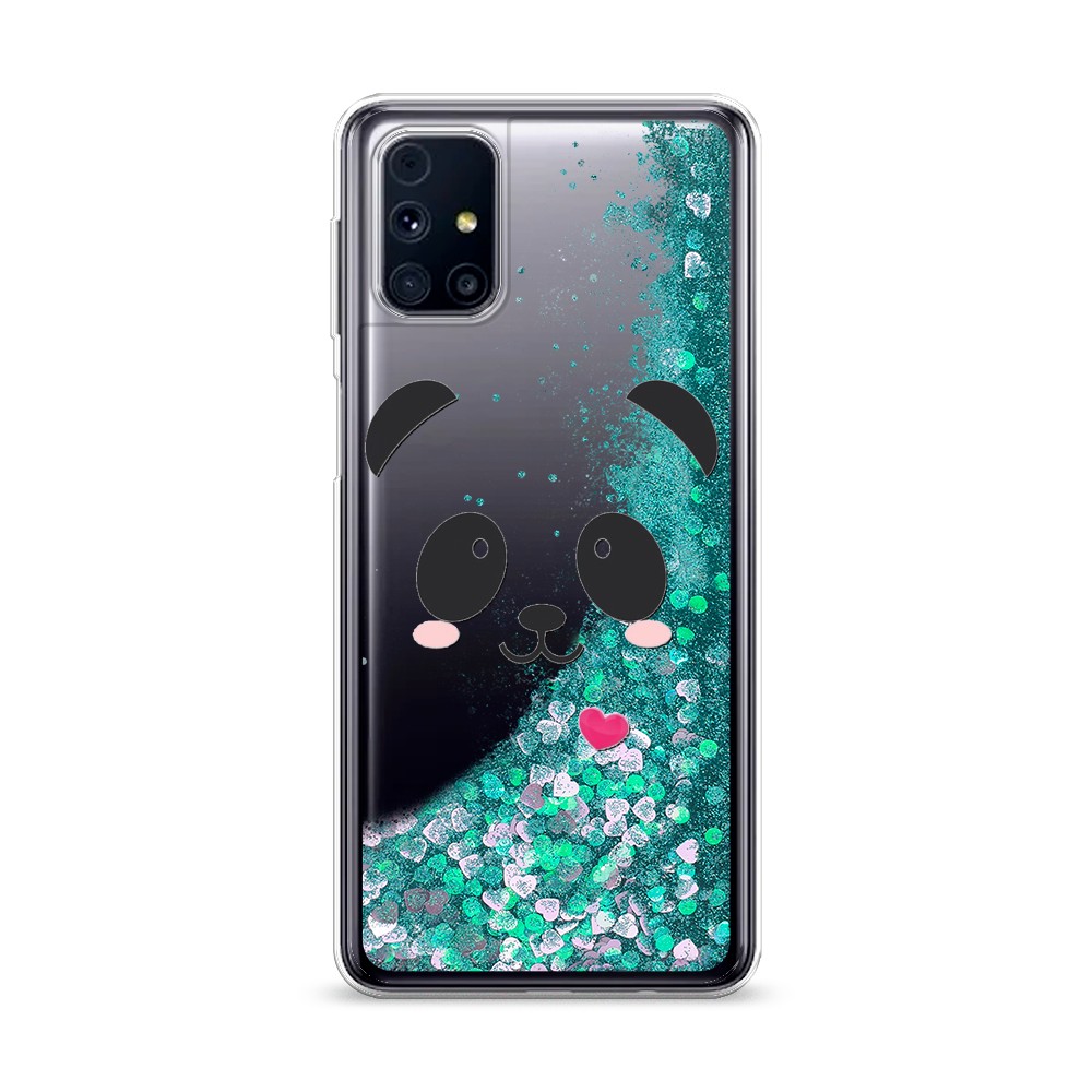 

Чехол Awog на Samsung Galaxy M31s / Самсунг M31s "Влюбленный панда контур", 2101495-1