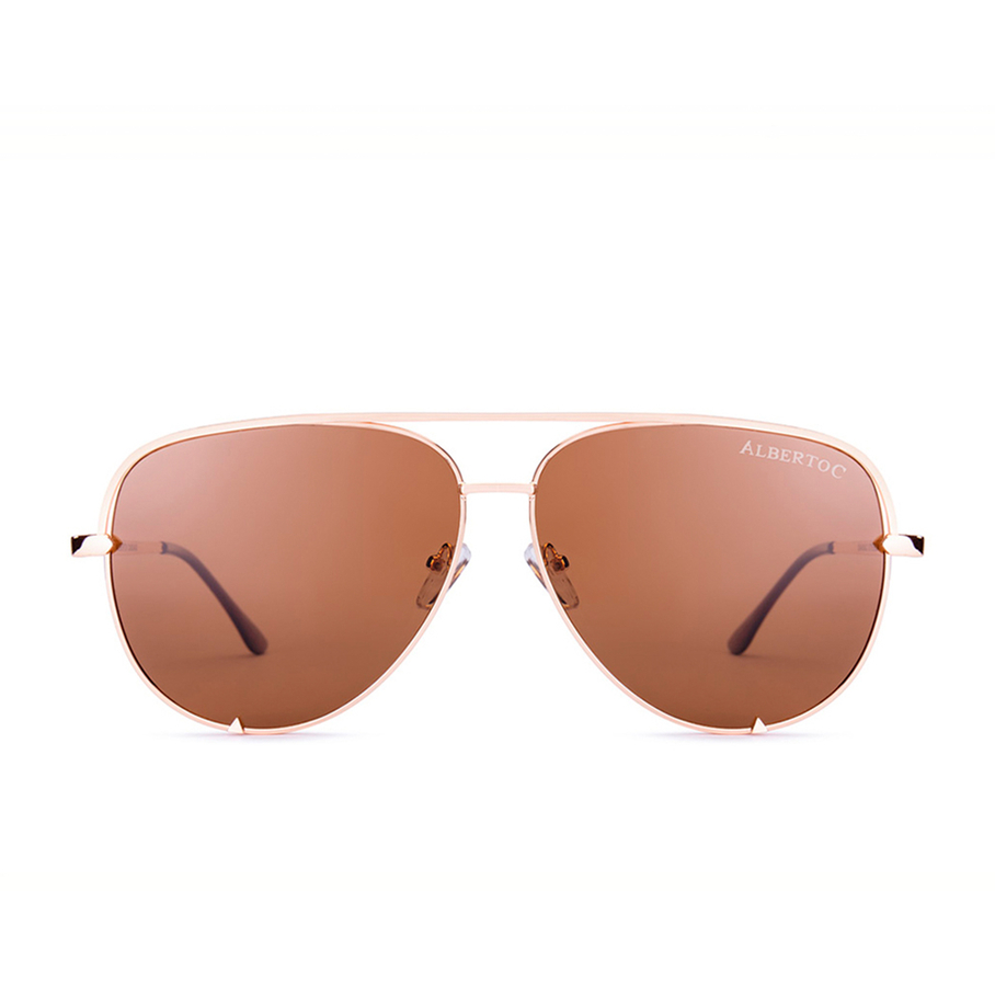 Солнцезащитные очки унисекс Alberto Casiano Ecstasy mini коричневые