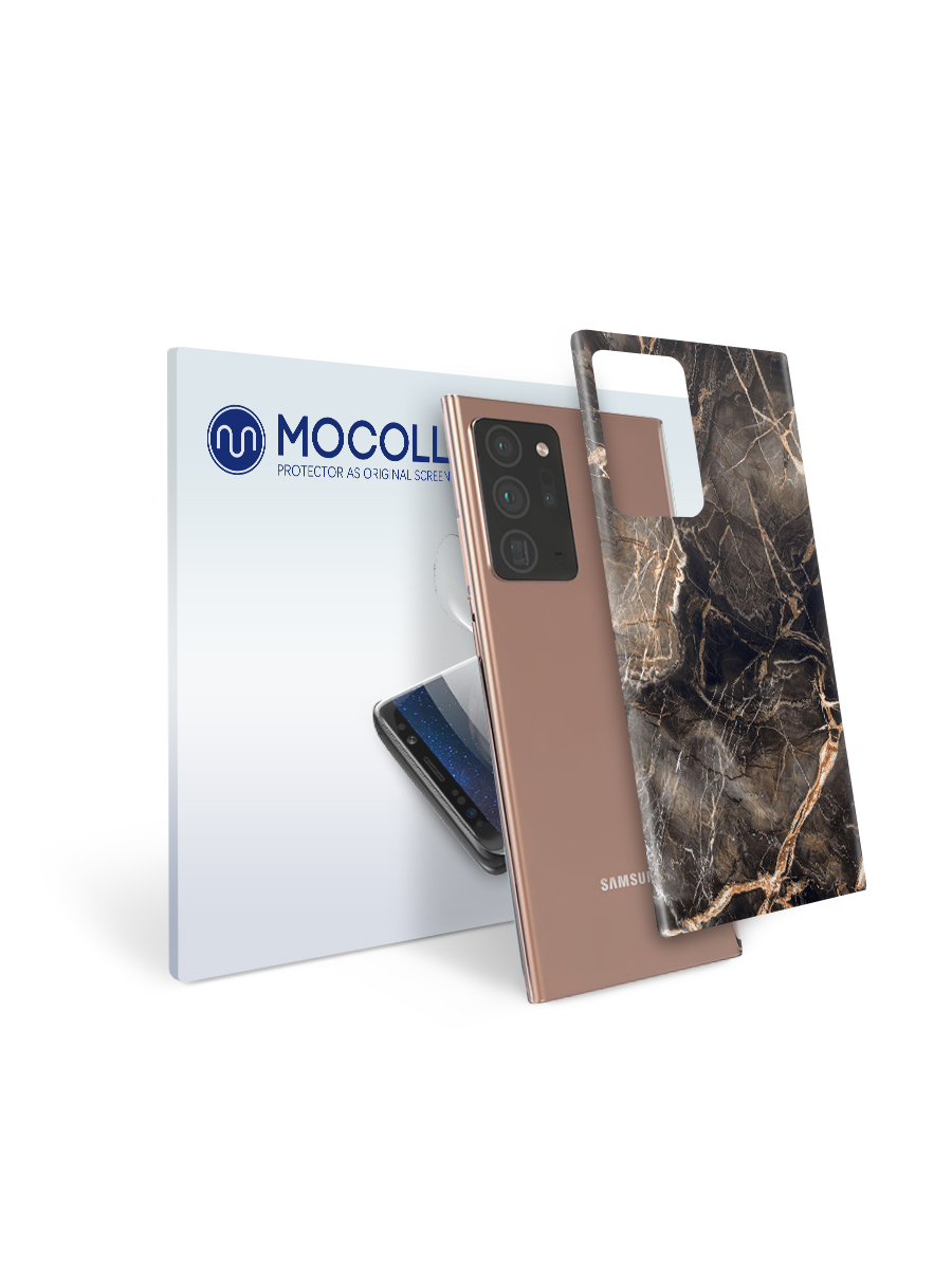 

Пленка защитная MOCOLL для задней панели Samsung GALAXY Note 10 Plus 5G Камень Черный