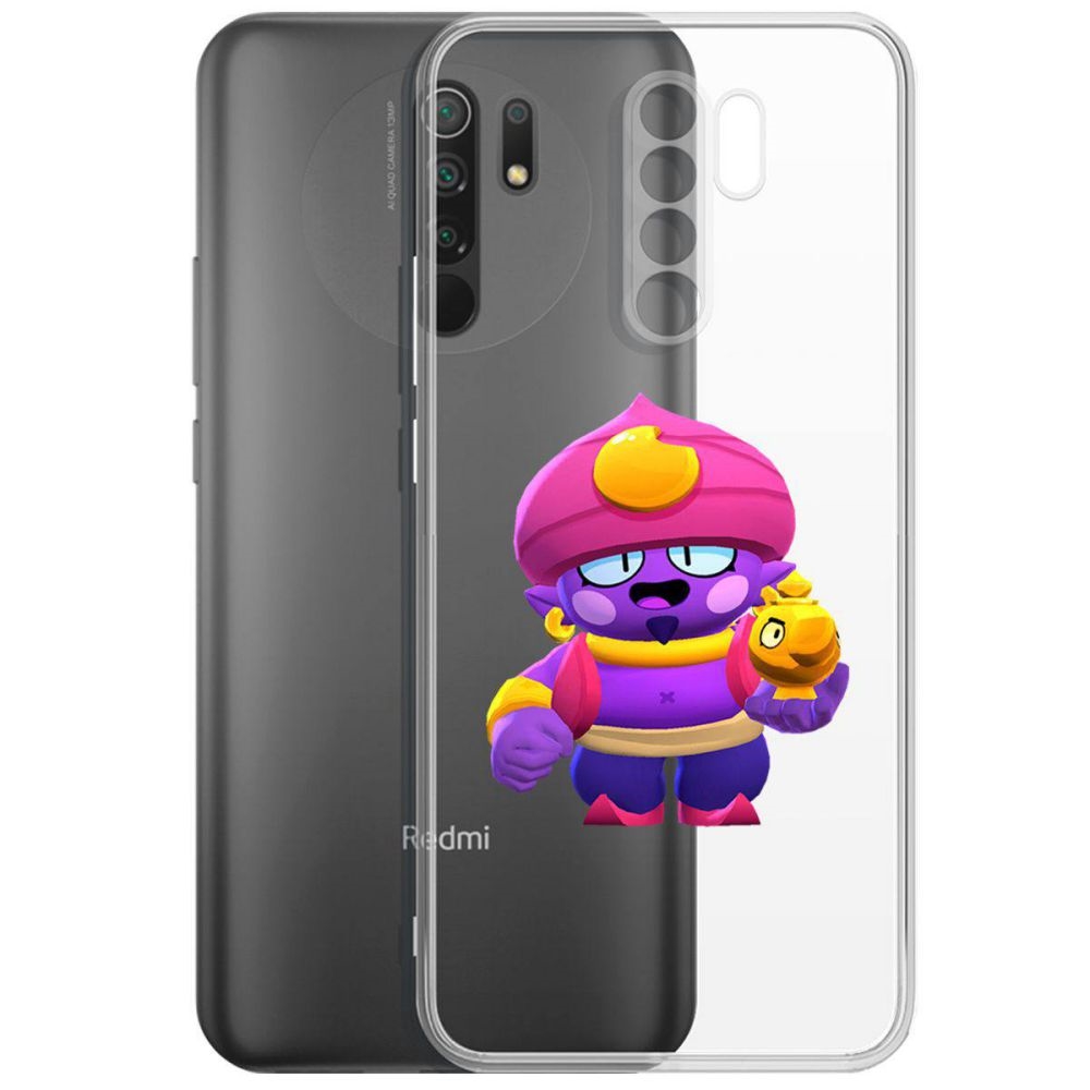 

Чехол-накладка Brawl Stars-Джин для Xiaomi Redmi 9