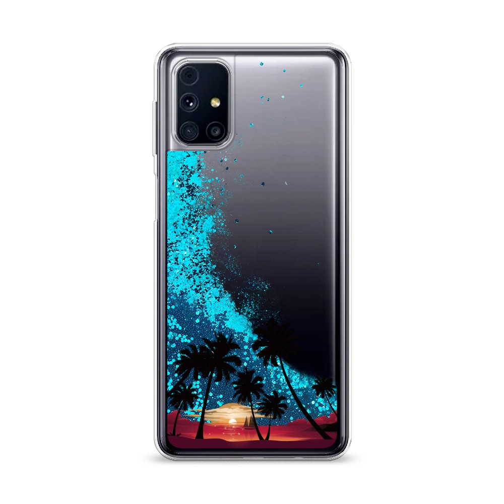 

Чехол Awog на Samsung Galaxy M31s / Самсунг M31s "Закат и пальмы", Разноцветный, 2101493-1