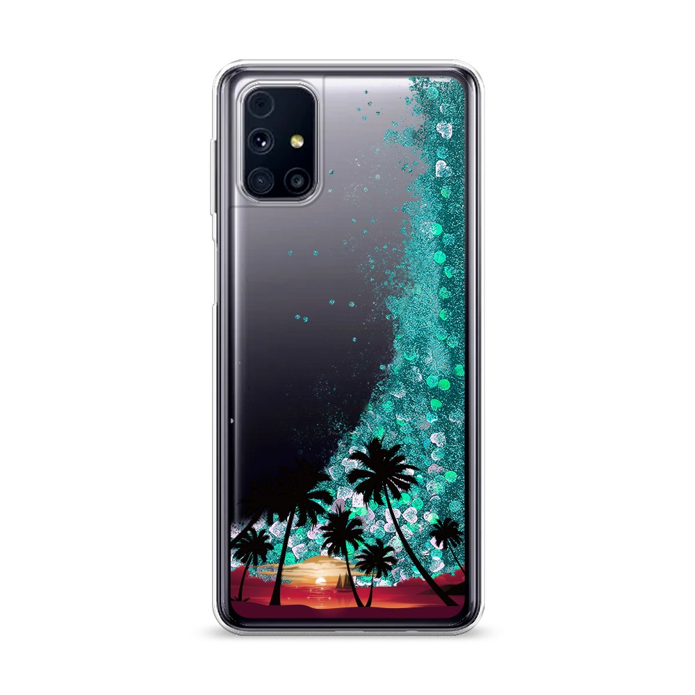 

Чехол Awog на Samsung Galaxy M31s / Самсунг M31s "Закат и пальмы", 2101495-1