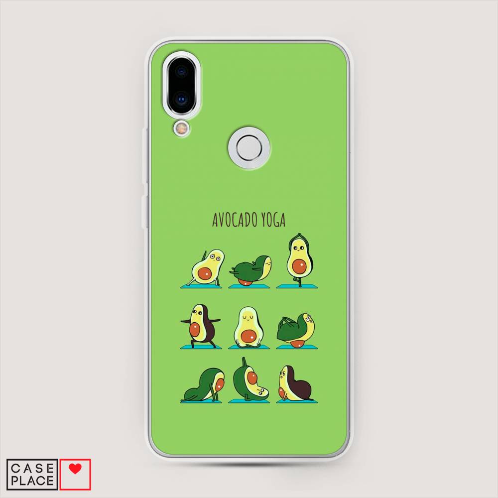 фото Чехол awog "авокадо йога" для meizu note 9