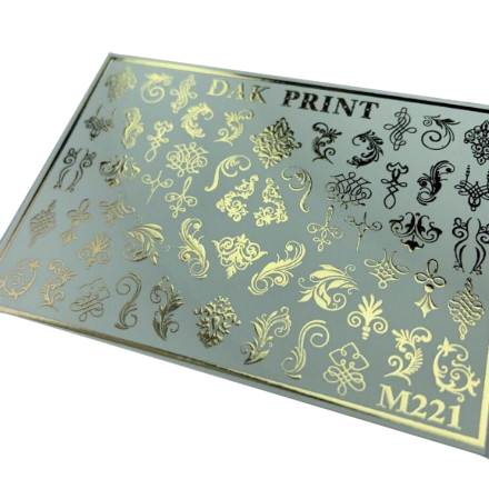 

Набор, Dak Print, Слайдер-дизайн №M221, 2 шт.