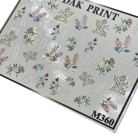 

Набор, Dak Print, Слайдер-дизайн №M360, 2 шт.