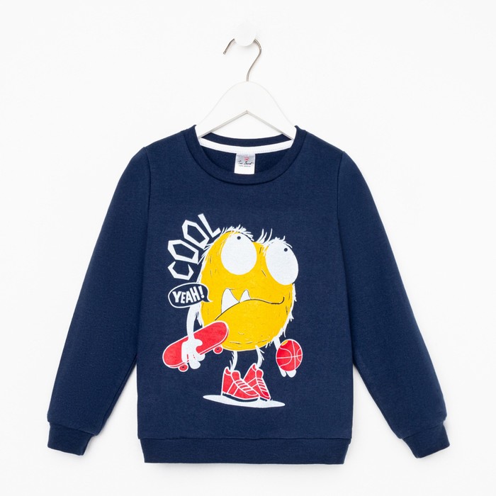 

Джемпер (свитшот) для мальчика А.СВ20-382С, цвет синий, рост 128