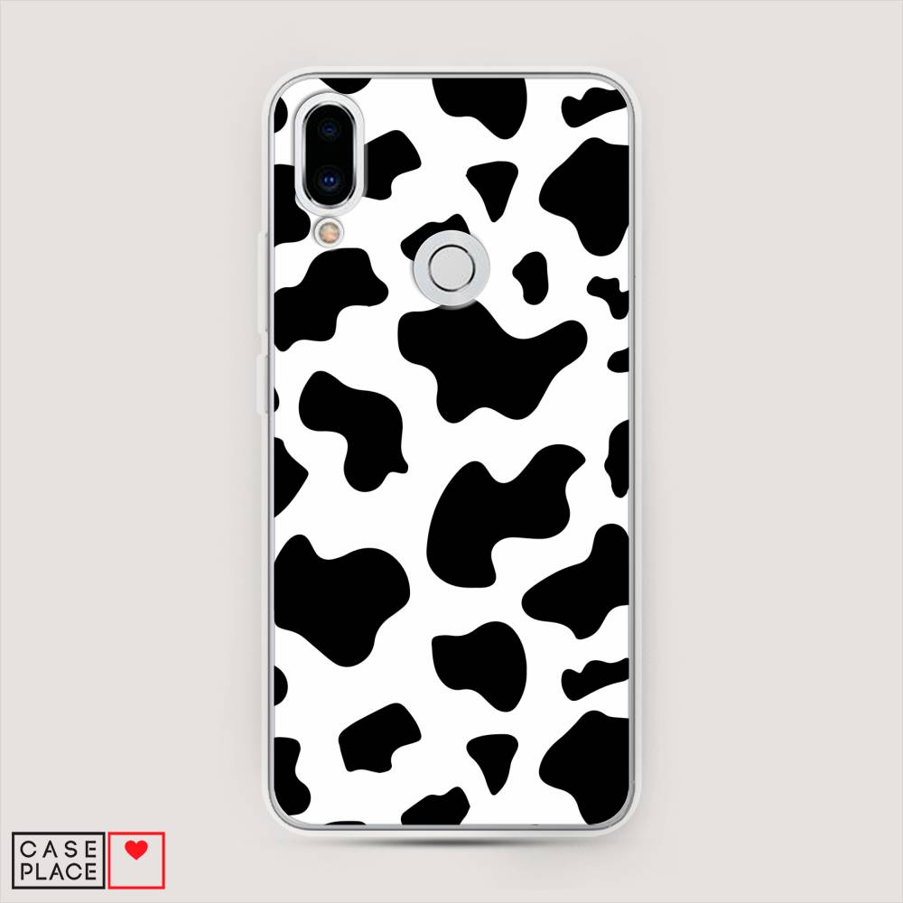 

Чехол Awog на Meizu Note 9 "Пятна коровы", Белый;черный, 73350-1