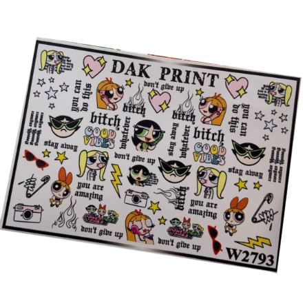 

Набор, Dak Print, Слайдер-дизайн №W2793, 3 шт.