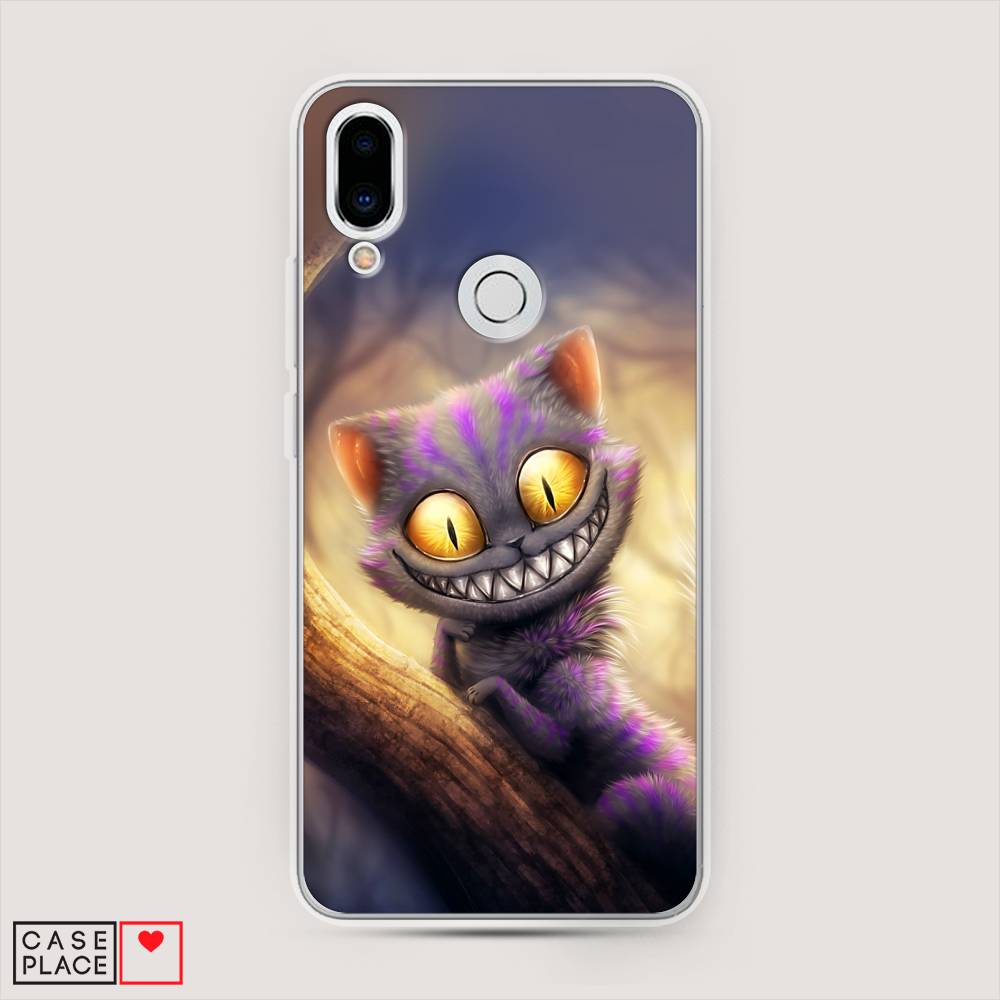 

Чехол Awog на Meizu Note 9 "Cheshire Cat", Фиолетовый;желтый, 73350-1