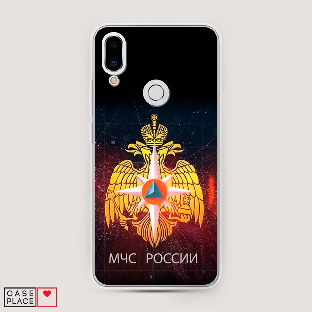 

Чехол Awog на Meizu Note 9 "МЧС России", Черный;желтый;красный, 73350-5