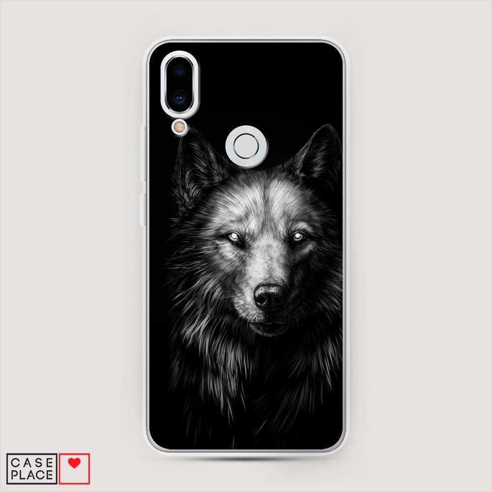 

Чехол Awog на Meizu Note 9 "Волк черно белый", Серый;бежевый;белый, 73350-1