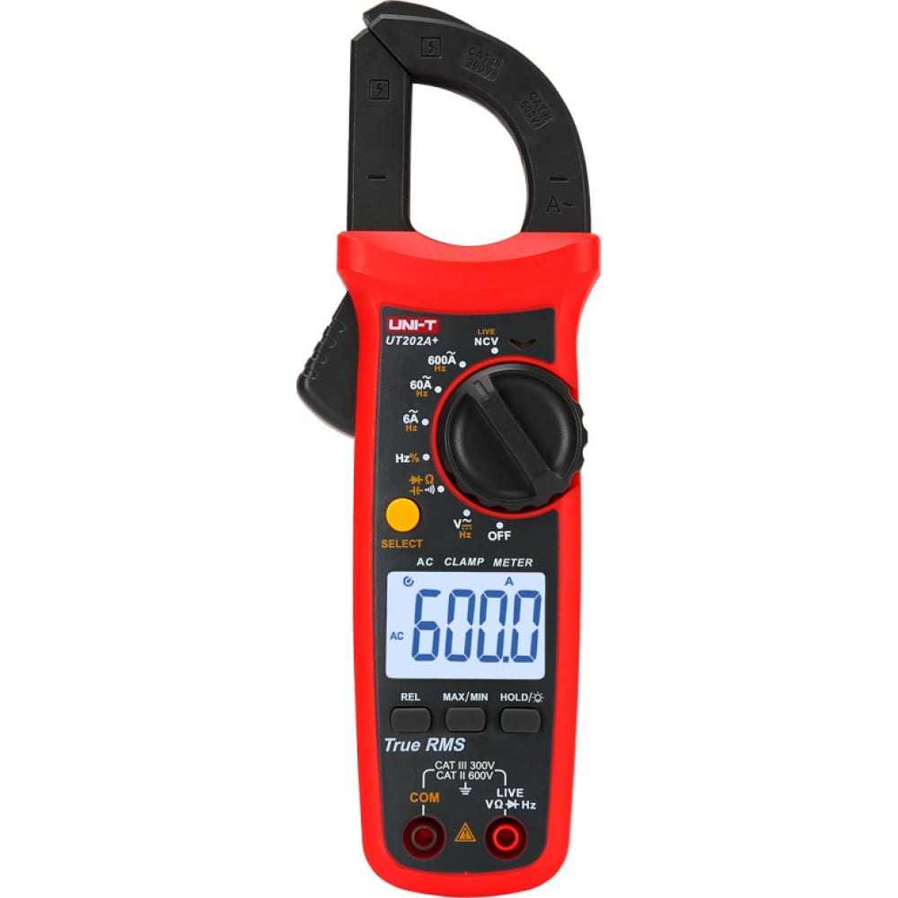 

Цифровые токоизмерительные клещи UNI-T UT202A+ 00-00002532