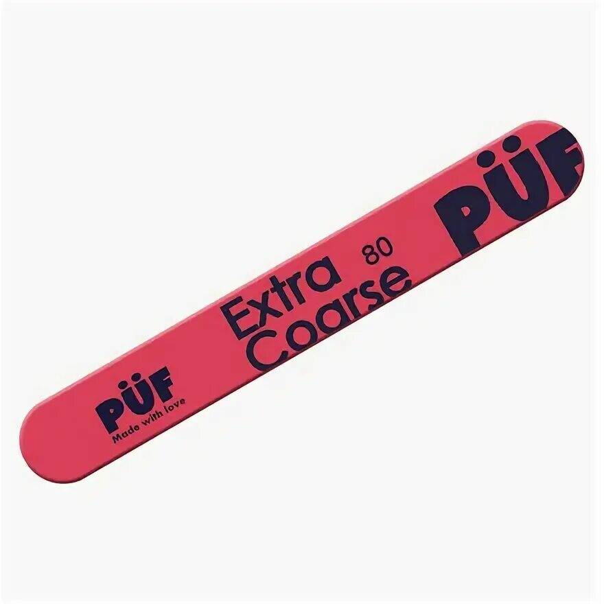 

Набор, Puf, Пилка для ногтей Extra Coarse прямая, 80/80, 5 шт.