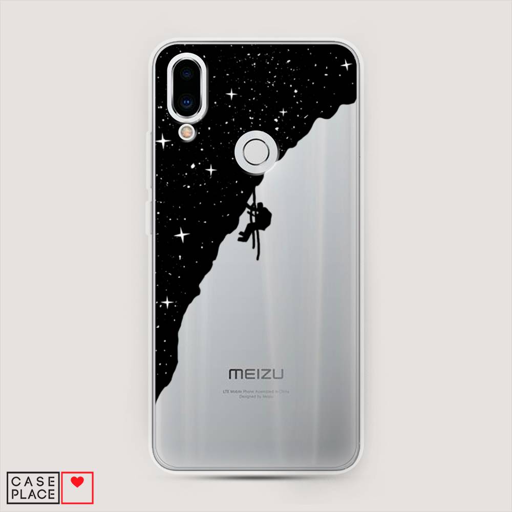 

Чехол Awog на Meizu Note 9 "Скалолаз в космосе", Черный;белый;бежевый, 73350-4
