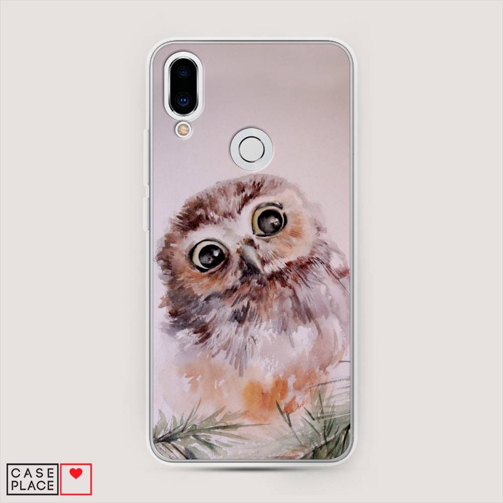 

Чехол Awog на Meizu Note 9 "Сова на розовом", Розовый;коричневый, 73350-1