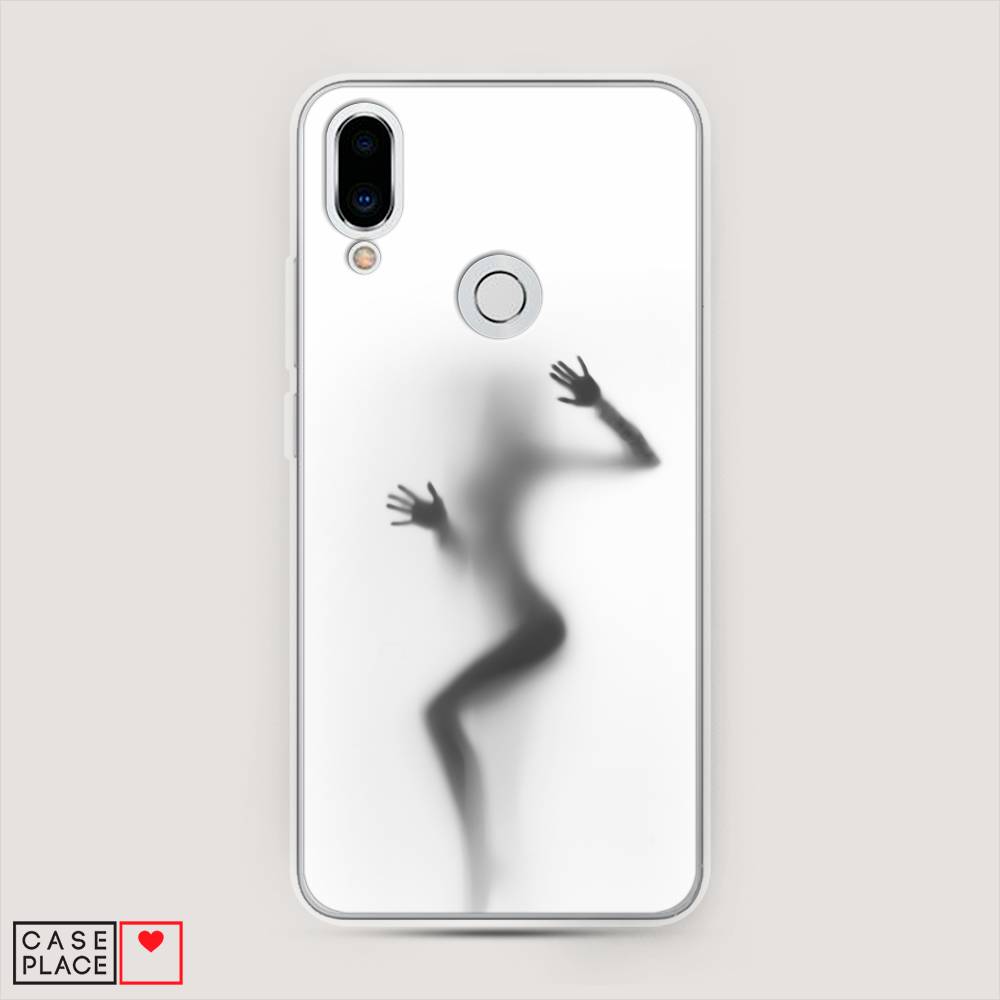 

Чехол Awog на Meizu Note 9 "Девушка в душе", Серый;белый;черный, 73350-7