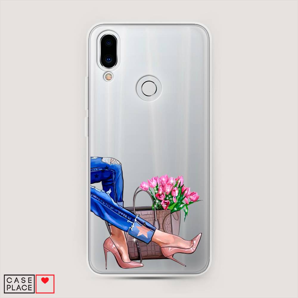 

Чехол Awog на Meizu Note 9 "Каблучки", Голубой;коричневый;розовый, 73350-7