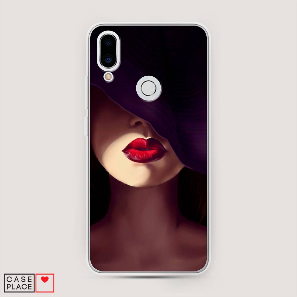 

Чехол Awog на Meizu Note 9 "Красные губы", Черный;бежевый;красный, 73350-7