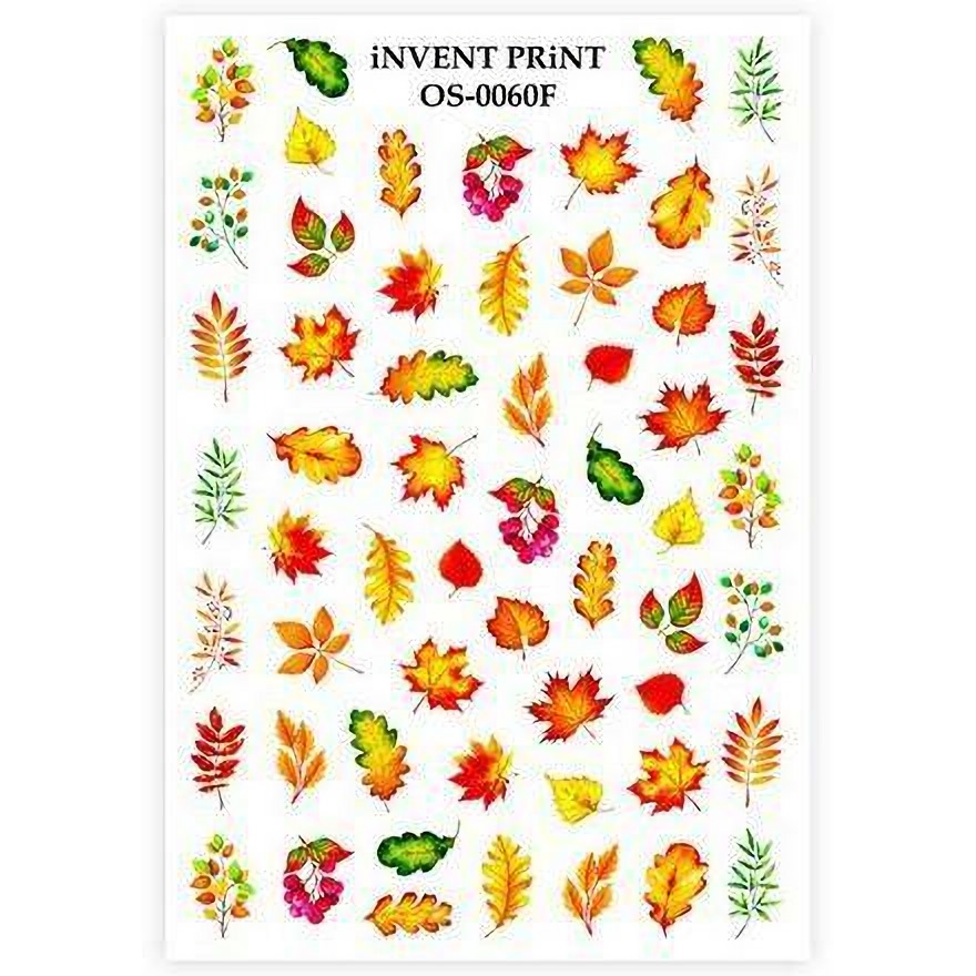 

iNVENT PRiNT, Слайдер-дизайн «Осень. Веточки. Листья» №OS-60F, Разноцветный