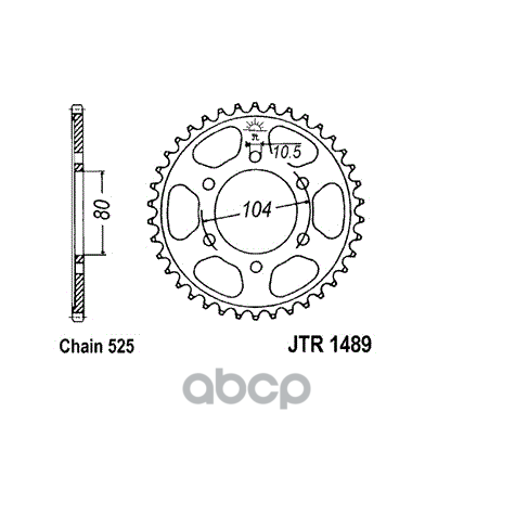 

Звезда Мотоциклетная Jt Jtr1489.39 JT Sprockets арт. JTR1489.39