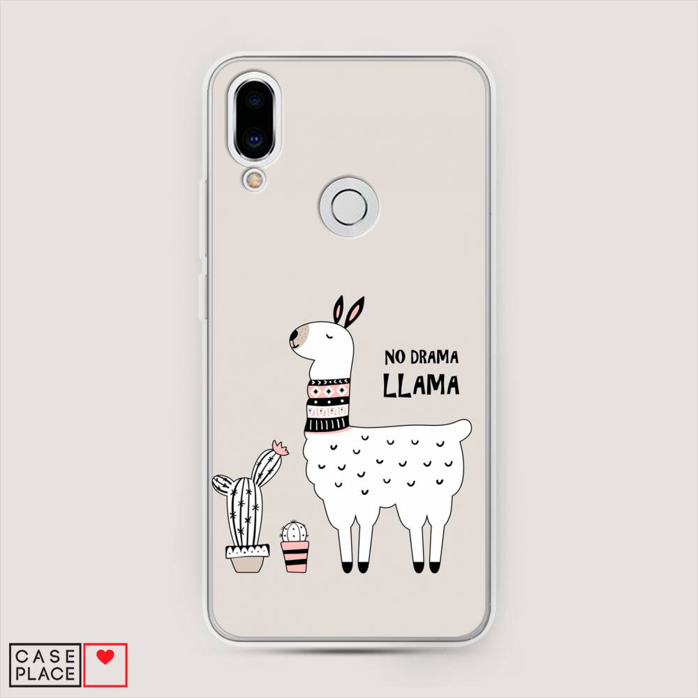 

Чехол Awog на Meizu Note 9 "No drama LLama", Бежевый;серый;белый, 73350-2
