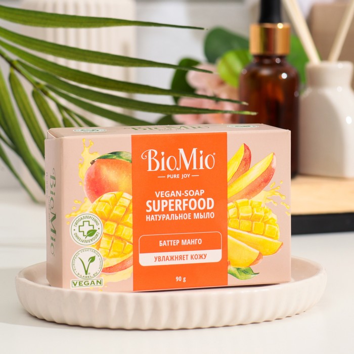 

BioMio Мыло натуральное BioMio "Манго", 90 г
