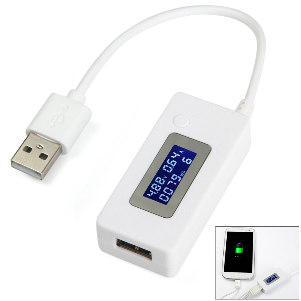 

Цифровой тестер Espada 41698 USB-порта с разъемом micro USB, вольтметр, амперметр