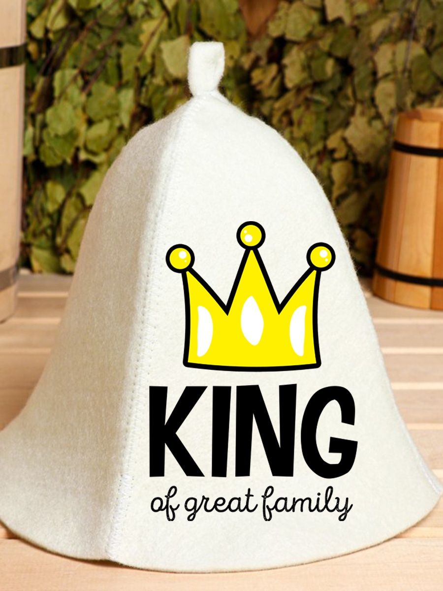 

Шапка для бани и сауны AlexDrew, King