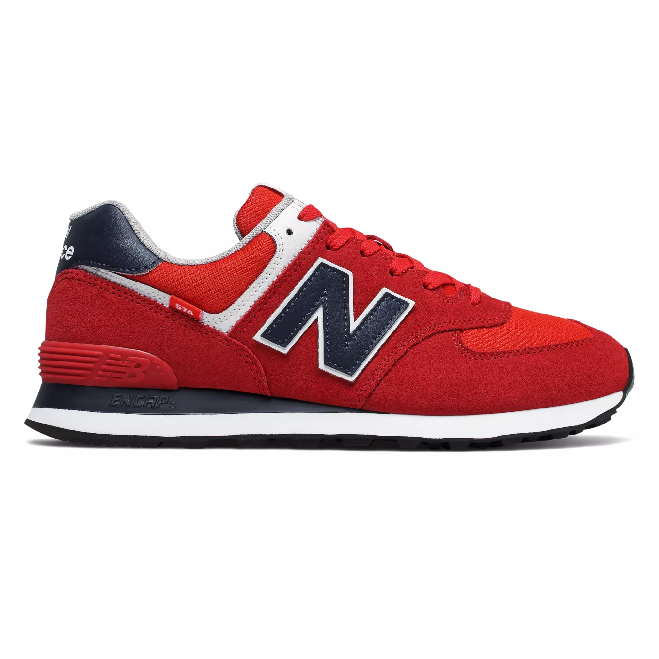 фото Кроссовки мужские new balance new balance 574 красные 6.5 us