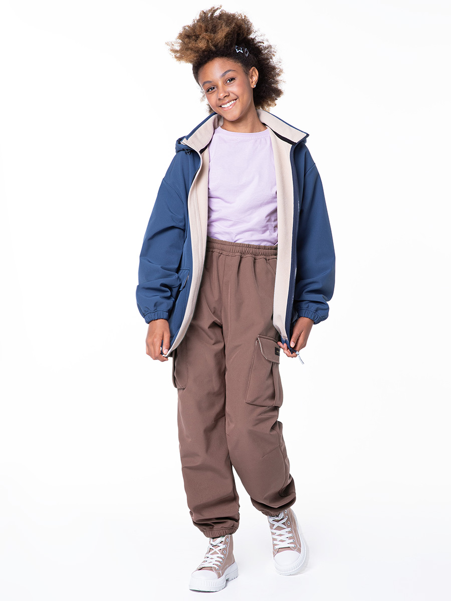 

Брюки детские NIKASTYLE 2л9724, коричневый, 152, 2л9724