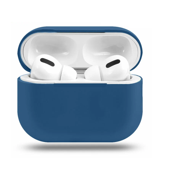 

Силиконовый чехол для Apple AirPods Pro 2 Dark Blue, Синий