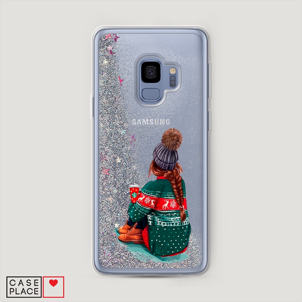 

Жидкий чехол с блестками "Звездный единорог" на Samsung Galaxy S20