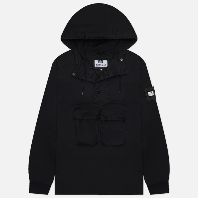 Мужская куртка анорак Weekend Offender Silver Puffs Drive чёрный, Размер S