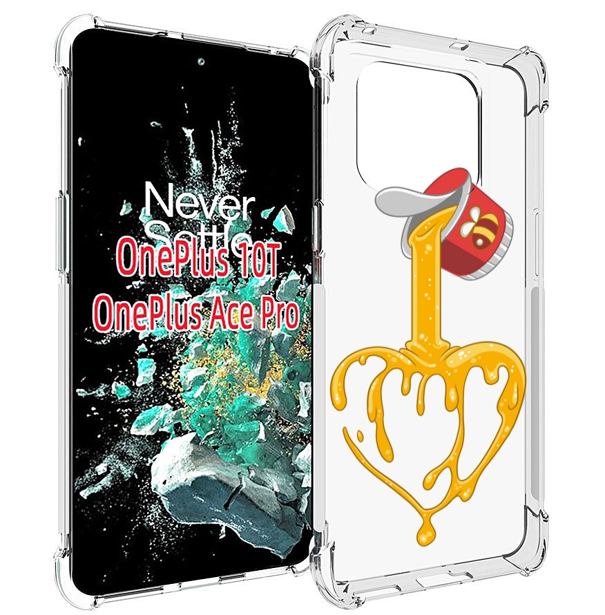 Чехол MyPads медовое сердце для OnePlus 10T