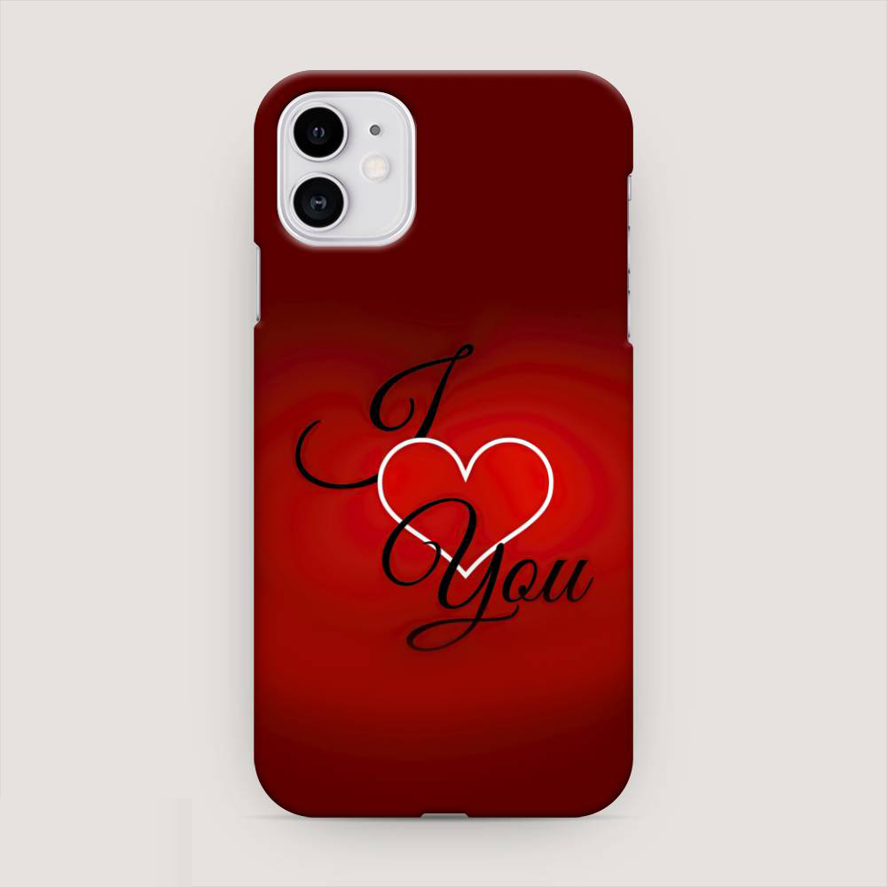 фото Чехол awog для apple iphone 11 "i love you 3"