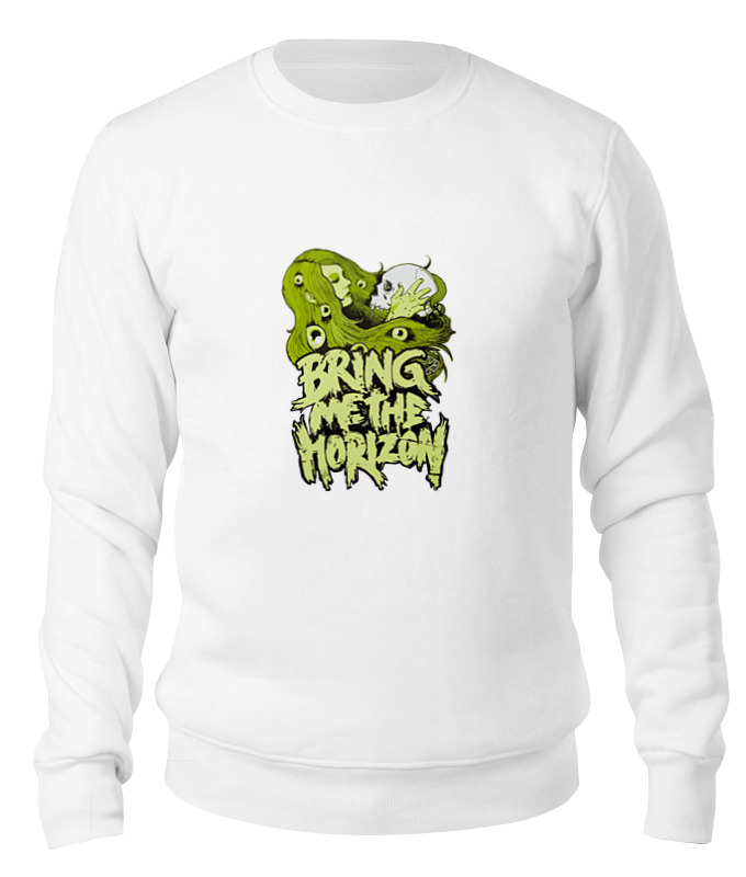 

Свитшот унисекс Printio Bring me the horizon белый S, Bring me the horizon