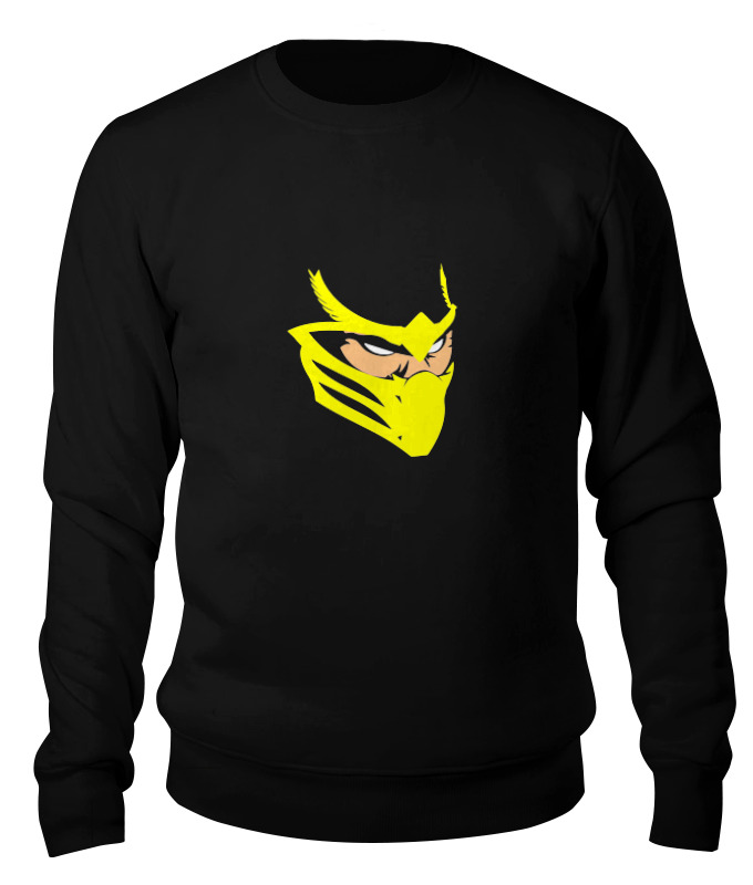 

Свитшот унисекс Printio Скорпион (мортал комбат) черный S, Скорпион (мортал комбат)