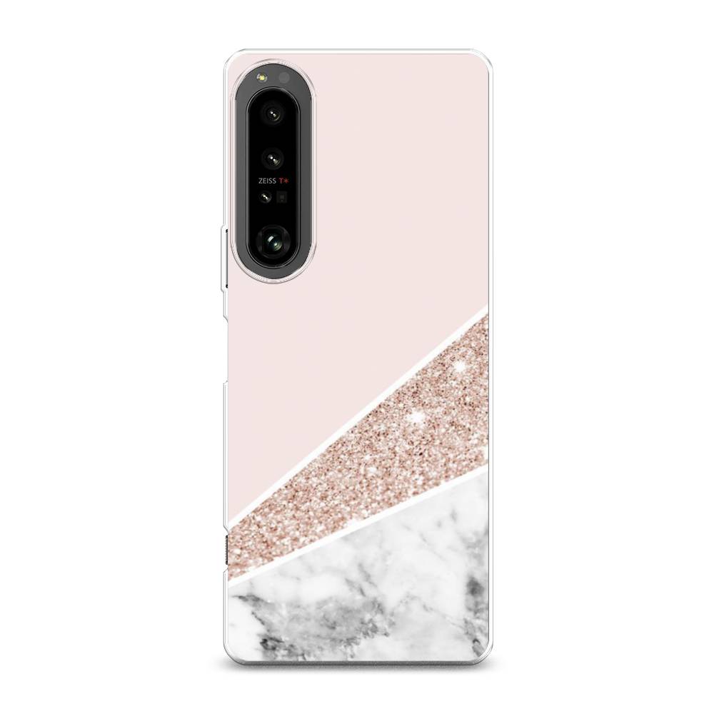 

Чехол на Sony Xperia 1 IV "Блестящий розовый мрамор", 55150-3