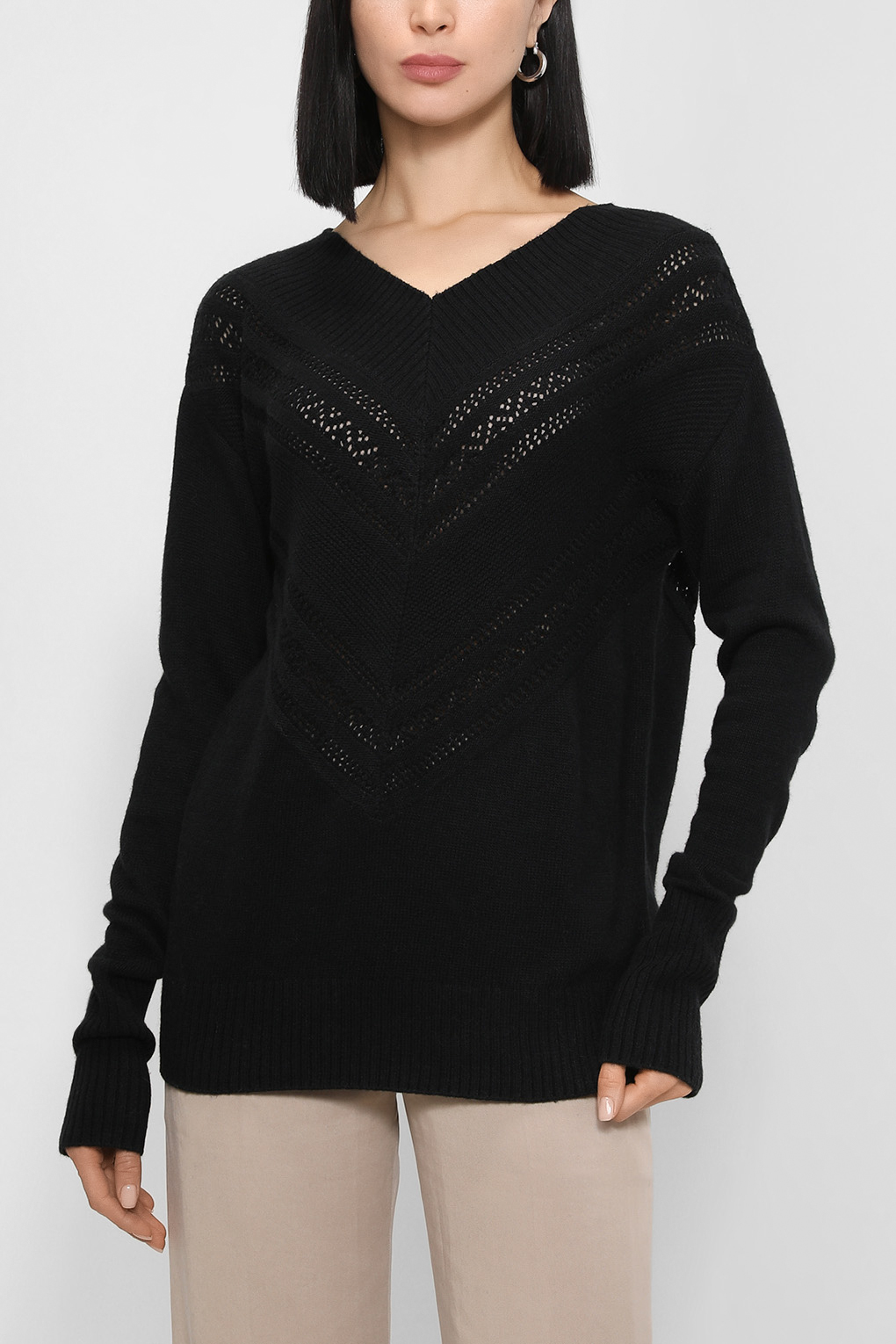 

Пуловер женский Esprit Collection 102EO1I333 черный L, 102EO1I333