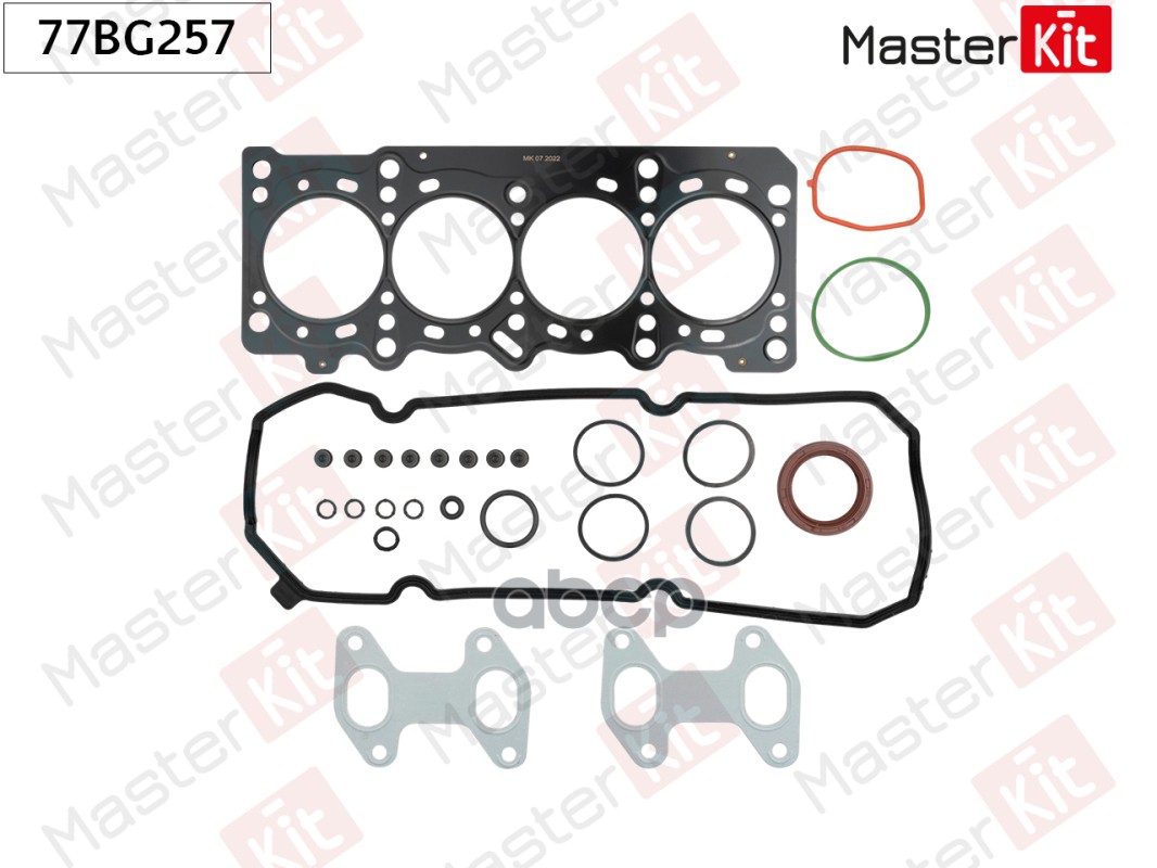 

Комплект Прокладок Гбц Fiat 169a4, 199a7 77bg257 MasterKit арт. 77BG257