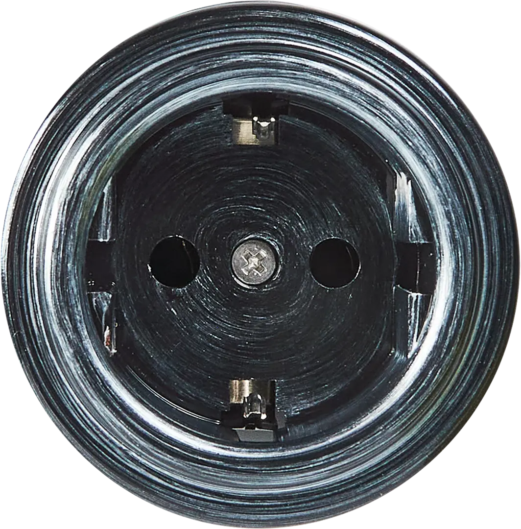 Розетка Electraline с заземлением цвет серебряный век булавки портновские 43 мм d 0 75 мм 6 гр серебряный