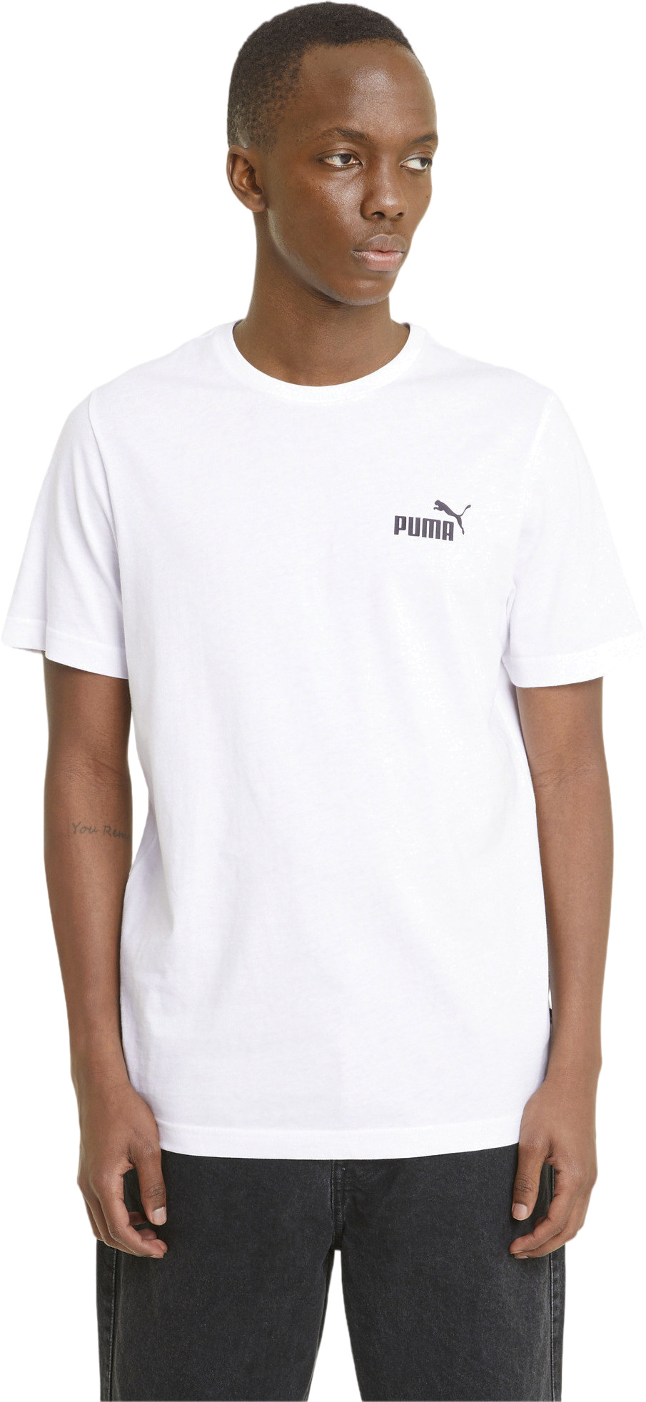 

Футболка мужская PUMA ESS Small Logo Tee белая 2XL, Белый, ESS Small Logo Tee