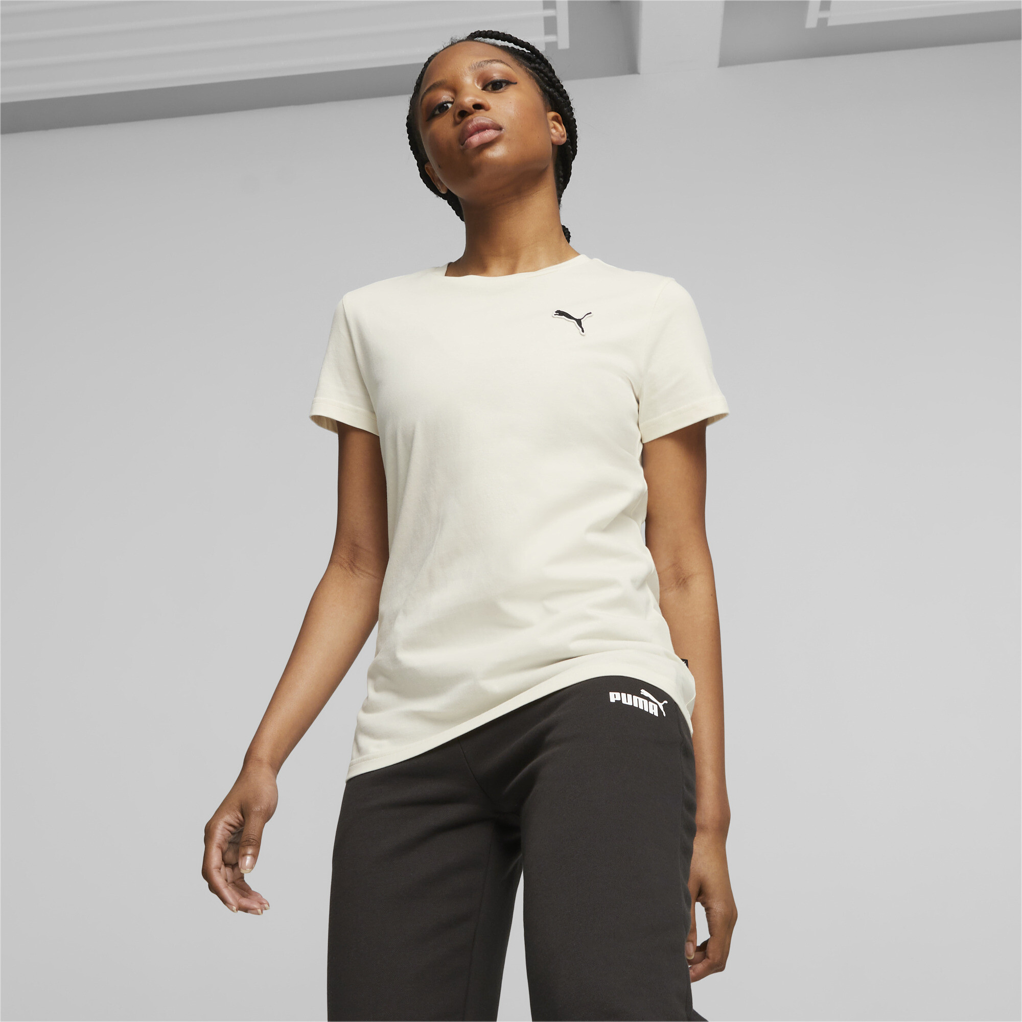 

Футболка женская PUMA Better Essentials Tee белая XS, Белый, Better Essentials Tee