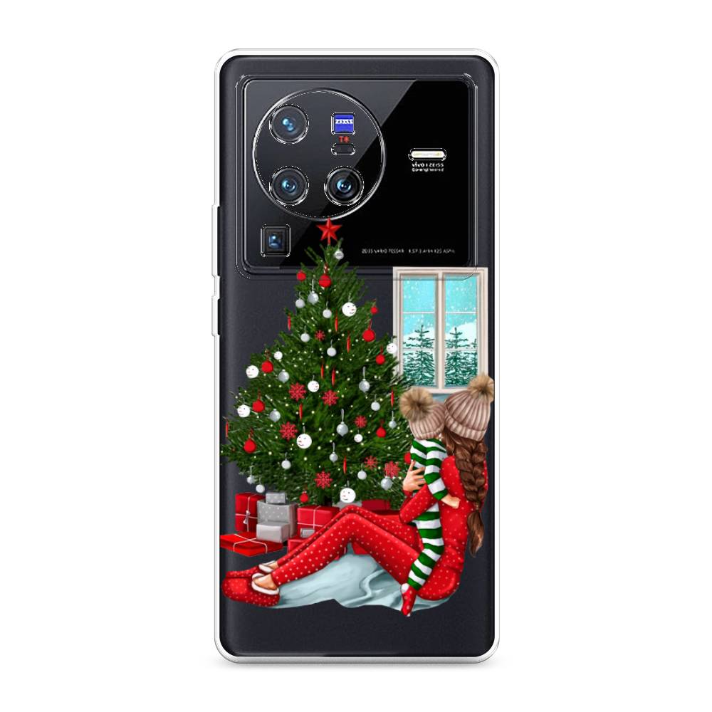 

Чехол на Vivo X80 Pro "Новый год с мамой", Красный;зеленый;голубой, 266650-6