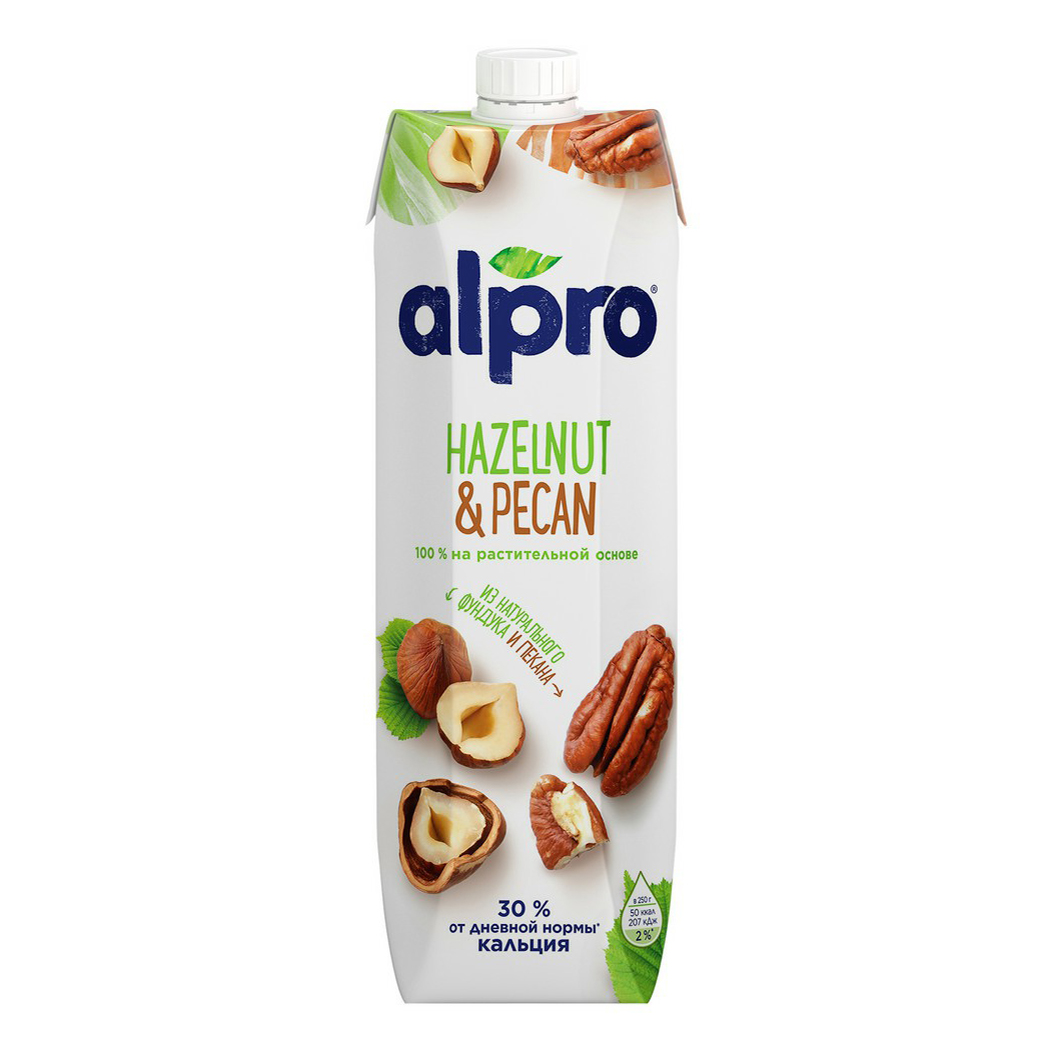 

Напиток ореховый Alpro фундук-пекан 1 л